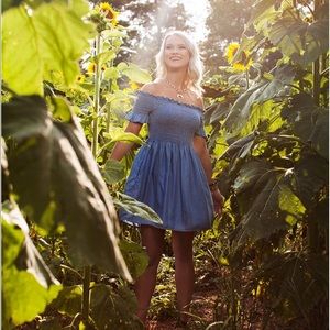 Off the shoulder dress